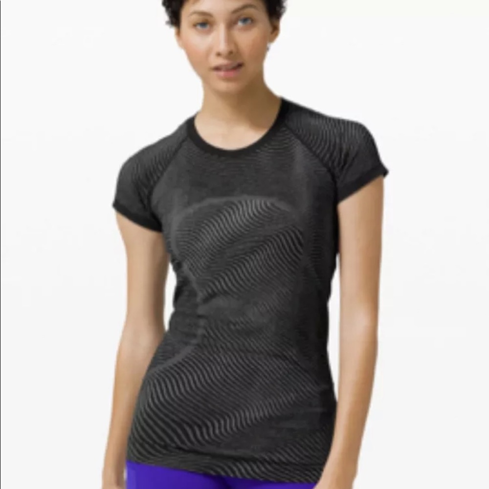 Lululemon run swiftly black illusion 6 Seawheeze
